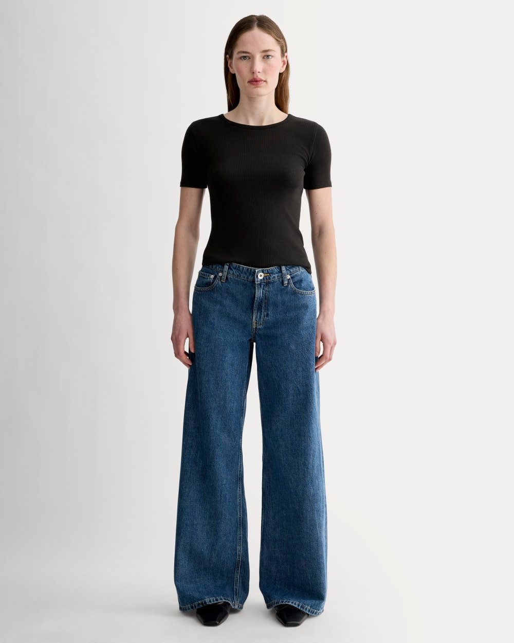 The Luxe Rib Crew | Black - Image 3