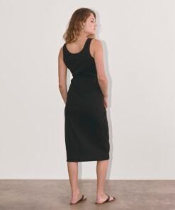 The ’90s Rib Dress | Black - Image 5