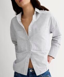 The Boxy Oxford | Black / White - Image 4