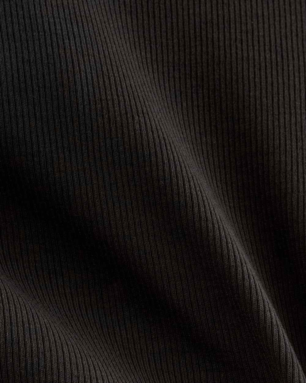 The Luxe Rib Crew | Black - Image 6