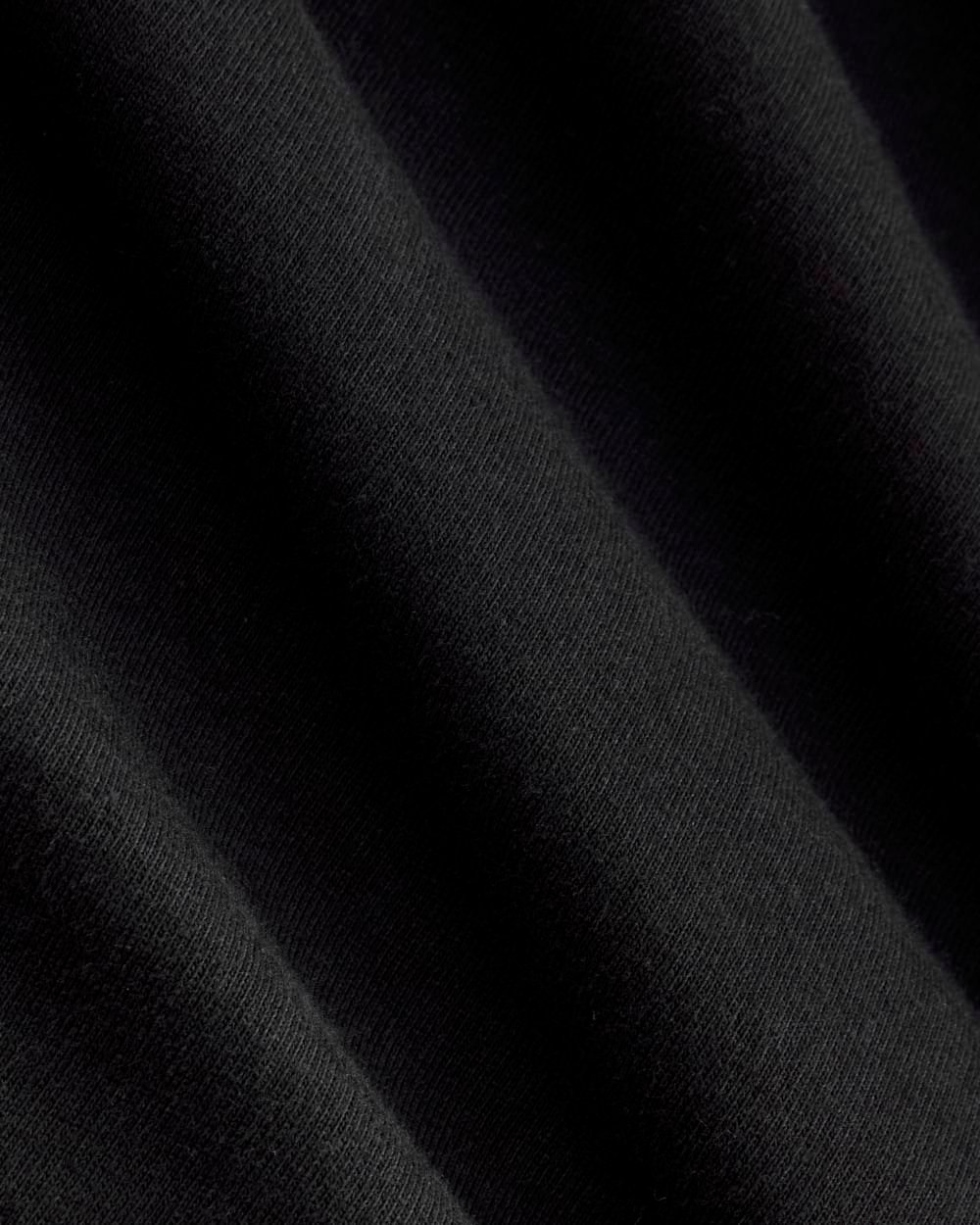 The Box-Cut Tee in Essential Cotton | Black | Pocket - Image 5