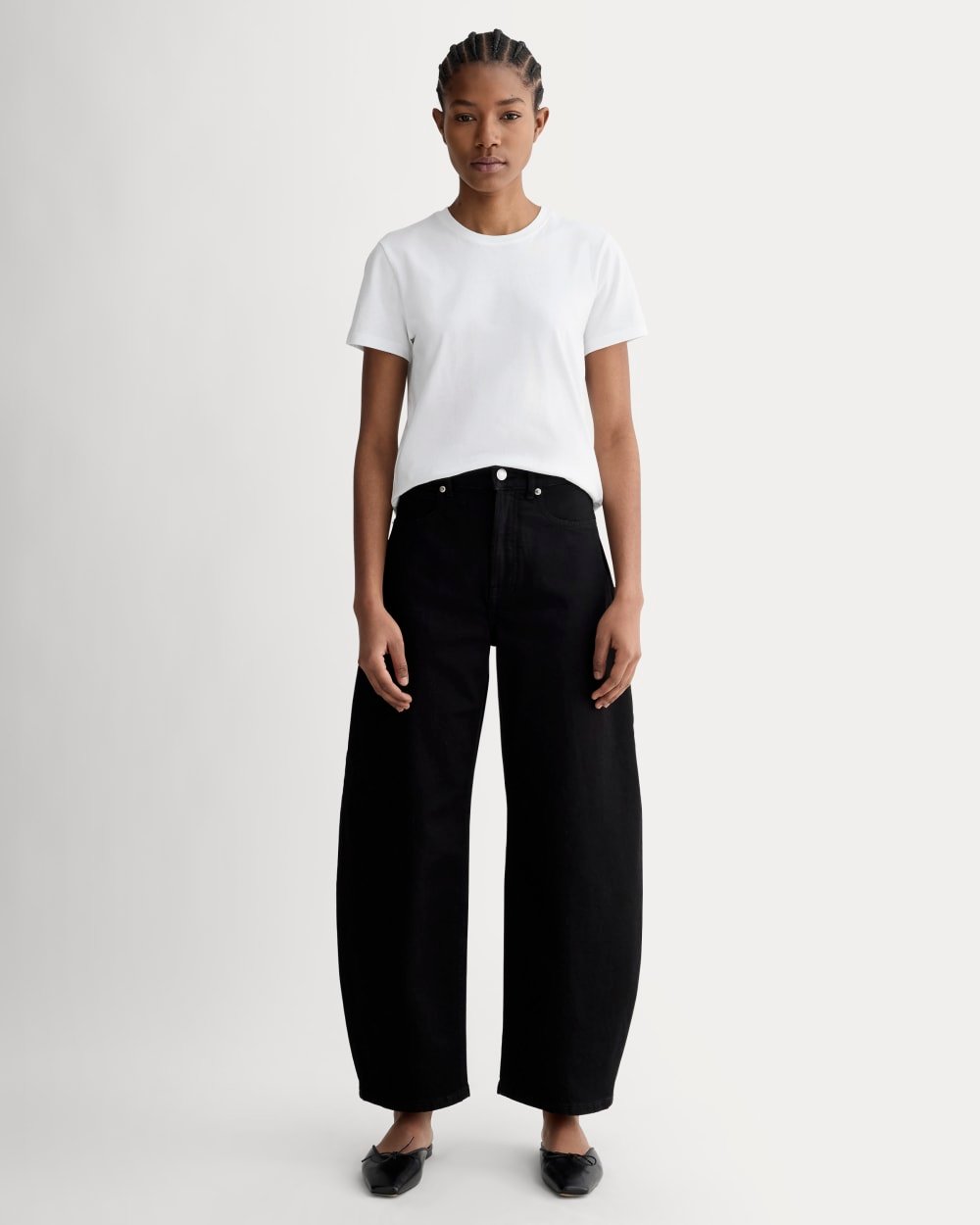 The Slim Crew in Essential Cotton | White - Image 3