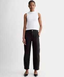 The Utility Barrel Pant | Black | Regular