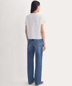 The Box-Cut Tee in Essential Cotton | White | No Pocket - Image 5