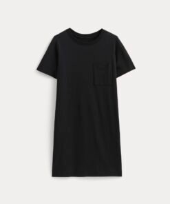Alternative view of The Organic Cotton Weekend Tee Dress | Black