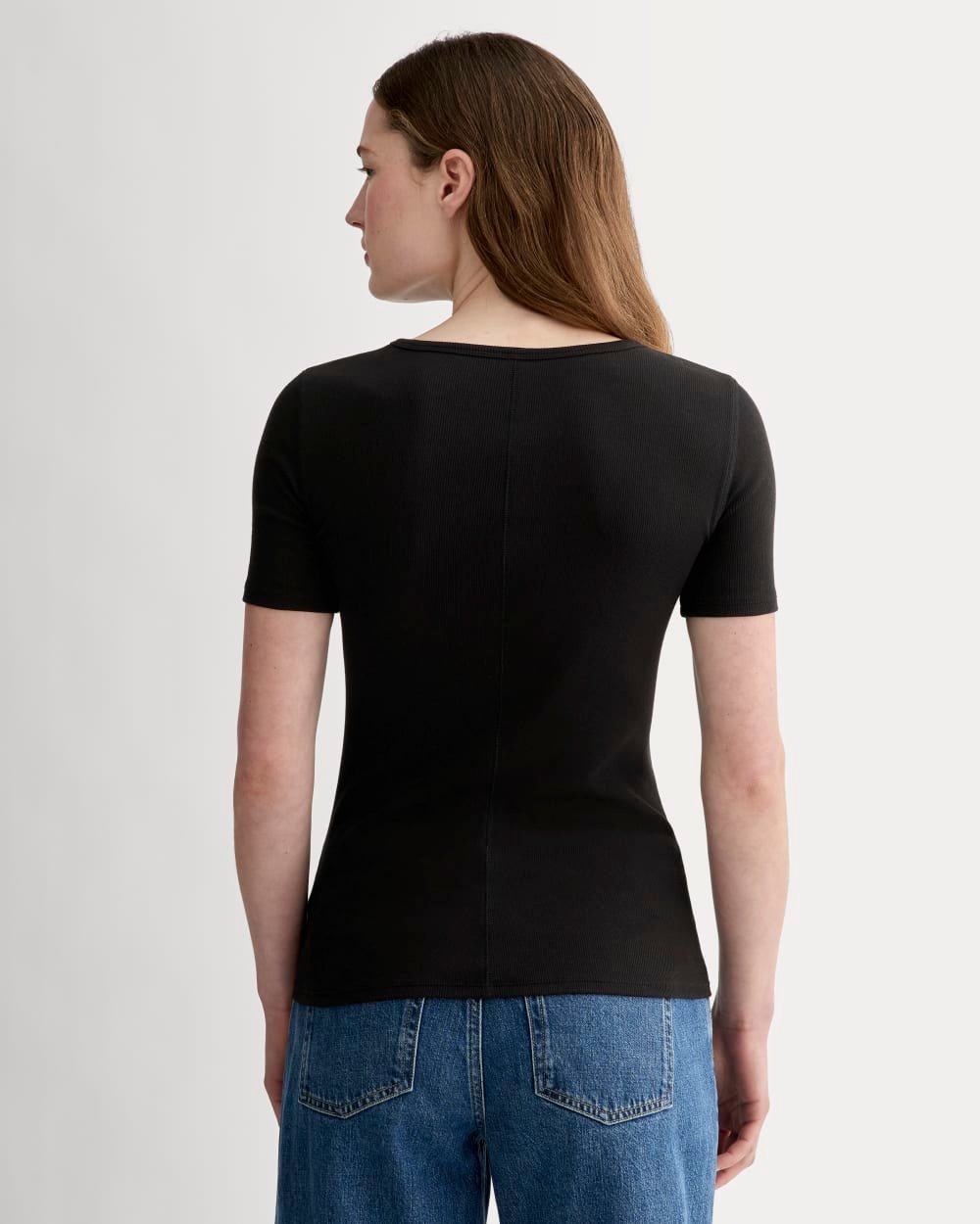 The Luxe Rib Crew | Black - Image 5